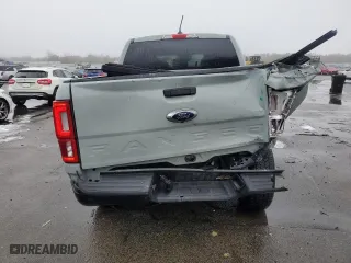 2023 Ford Ranger XL with VIN 1FTER4FH1PLE19323, listed as a Copart auction lot 44591375 with 18,147 mi miles and Salvage Title. Bid and sale history available at carsss.com. Image 6.