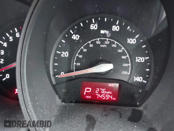 2016 Kia Rio LX with VIN KNADM4A33G6659846, listed as a IAAI auction lot 41909691 with 74,594 mi miles and . Bid and sale history available at DreamBid. Image 15.
