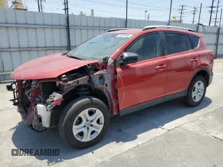 2015 Toyota RAV4 LE with VIN JTMBFREV0FD143225, listed as a Copart auction lot 61648695 with 75,700 mi miles and Salvage title. Bid and sale history available at DreamBid. Image 1.