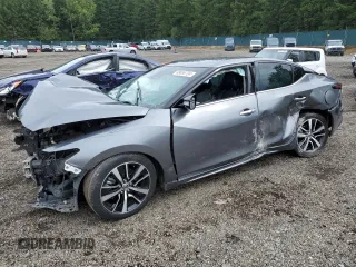 2021 Nissan Maxima SV z VIN 1N4AA6CV7MC504034, wystawiony jako Copart lot #68496724 z przebiegiem 81 636 mil mil oraz Szkoda całkowita • Salvage title. Historia ofert i sprzedaży dostępna na DreamBid. Obrazek 1.