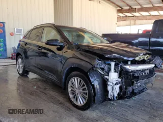 2019 Hyundai Kona SEL with VIN KM8K22AA2KU237957, listed as a Copart auction lot 44149515 with 77,628 mi miles and Salvage Title. Bid and sale history available at DreamBid. Image 4.