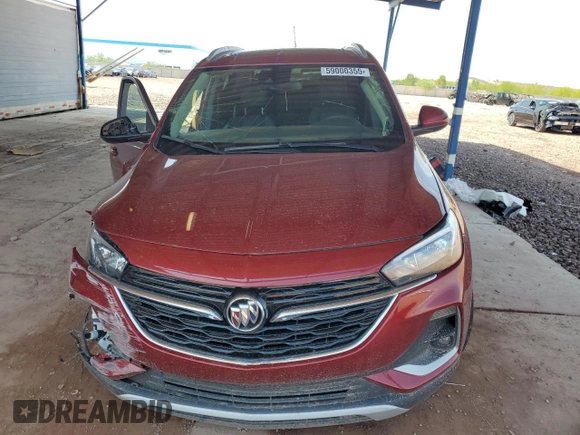 2022 Buick Encore GX Select z VIN KL4MMDS21NB123680, wystawiony jako Copart lot #59000355 z przebiegiem 26 838 mil mil oraz Szkoda całkowita • Salvage title. Historia ofert i sprzedaży dostępna na DreamBid. Obrazek 5.