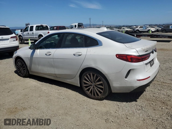 2020 BMW 2 Series 228i xDrive with VIN WBA73AK02L7F72756, listed as a Copart auction lot 59174455 with 60,415 mi miles and Salvage title. Bid and sale history available at DreamBid. Image 2.
