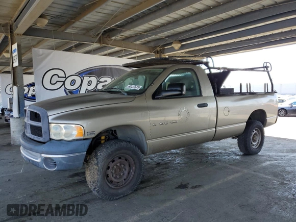 2005 Dodge 2500 ST z VIN 3D7KS26D15G806379, wystawiony jako Copart lot #60137585 z przebiegiem 122 103 mil mil oraz Czysty tytuł • Clean title. Historia ofert i sprzedaży dostępna na DreamBid. Obrazek 1.