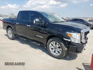 2024 Nissan Titan Pro-4X with VIN 1N6AA1ED3RN109827, listed as a Copart auction lot 50633225 with 4,076 mi miles and Salvage title. Bid and sale history available at DreamBid. Image 4.