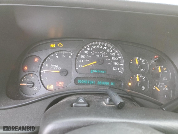 2003 Chevrolet Silverado 1500HD LS with VIN 1GCGC13U43F136661, listed as a Copart auction lot 85513924 with 203,880 mi miles and Salvage Title. Bid and sale history available at carsss.com. Image 9.