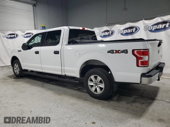 2018 Ford F-150 XL with VIN 1FTFW1E53JFC71488, listed as a Copart auction lot 62917705 with 164,587 mi miles and Clean title. Bid and sale history available at DreamBid. Image 2.