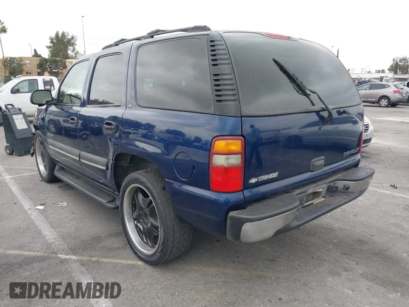 2002 Chevrolet Tahoe LS with VIN 1GNEC13T72R310953, listed as a IAAI auction lot 41781561 with 190,191 mi miles and . Bid and sale history available at DreamBid. Image 3.