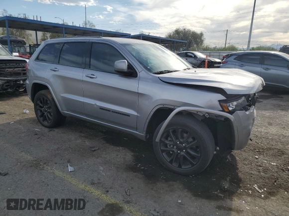 2021 Jeep Grand Cherokee Laredo X with VIN 1C4RJFAG8MC827879, listed as a Copart auction lot 54384185 with 53,163 mi miles and Salvage title. Bid and sale history available at DreamBid. Image 4.