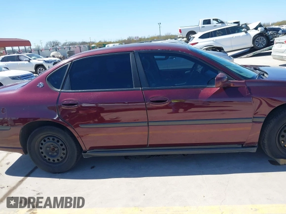 2004 Chevrolet Impala with VIN 2G1WF52E849185420, listed as a IAAI auction lot 41739605 with 182,887 mi miles and . Bid and sale history available at carsss.com. Image 13.