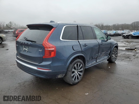 2024 Volvo XC90 Plus Bright Theme with VIN YV4L12PE9R1146411, listed as a Copart auction lot 47857085 with 21,892 mi miles and Salvage Title. Bid and sale history available at DreamBid. Image 3.