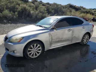 2009 Lexus IS 250 z VIN JTHCK262595030377, wystawiony jako Copart lot #53465685 z przebiegiem 130 757 mil mil oraz Szkody całkowita. Historia ofert i sprzedaży dostępna na DreamBid. Obrazek 1.