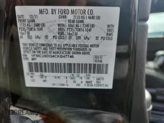 2012 Ford Escape XLT с VIN 1FMCU9DG4CKB47746, выставлен на аукционе Copart как лот 63258185 с пробегом 221 586 миль миль и Чистый • Clean title. История ставок и продаж доступна на DreamBid. Изображение 13.