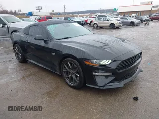 2022 Ford Mustang EcoBoost with VIN 1FA6P8TD1N5111126, listed as a IAAI auction lot 41449765 with 42,852 mi miles. Bid and sale history available at carsss.com. Image 1.