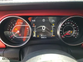 2020 Jeep Gladiator Rubicon with VIN 1C6JJTBG3LL138767, listed as a Copart auction lot 58490974 with 48,542 mi miles and Salvage Title. Bid and sale history available at carsss.com. Image 9.