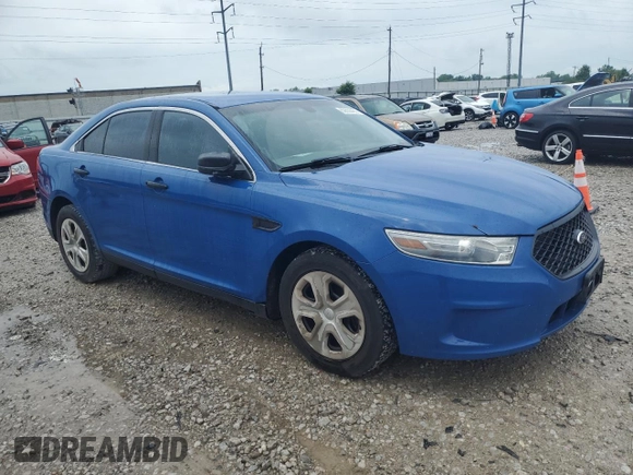 2013 Ford Police Interceptor with VIN 1FAHP2M83DG188798, listed as a Copart auction lot 62656485 with 167,027 mi miles and Salvage title. Bid and sale history available at DreamBid. Image 4.