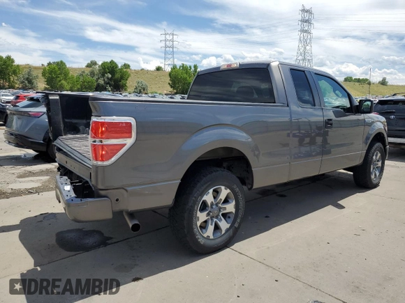2013 Ford F-150 XL with VIN 1FTFX1EF4DFC34900, listed as a Copart auction lot 63637425 with 199,583 mi miles and Salvage title. Bid and sale history available at DreamBid. Image 3.