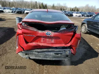 2020 Toyota Prius Prime LE with VIN JTDKARFP8L3140461, listed as a Copart auction lot 48484785 with 99,398 mi miles and Salvage Title. Bid and sale history available at carsss.com. Image 6.