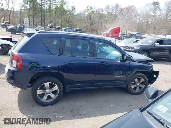2017 Jeep Compass High Altitude with VIN 1C4NJDEB2HD129740, listed as a IAAI auction lot 42071775 with 144,988 mi miles and . Bid and sale history available at DreamBid. Image 13.