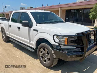 2018 Ford F-150 XL with VIN 1FTFW1EG1JKF37681, listed as a Copart auction lot 61414165 with 152,835 mi miles and Clean title. Bid and sale history available at DreamBid. Image 1.