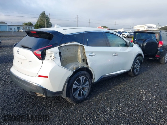 2020 Nissan Murano S with VIN 5N1AZ2AS8LN149295, listed as a IAAI auction lot 41192136 with 35,318 mi miles and . Bid and sale history available at DreamBid. Image 4.