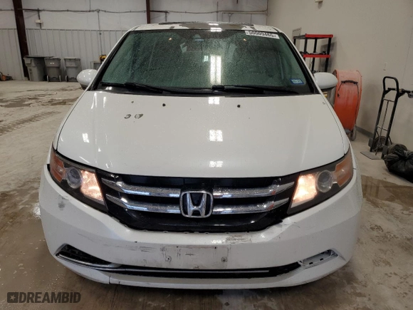 2014 Honda Odyssey EX-L with VIN 5FNRL5H60EB091378, listed as a Copart auction lot 50009465 with 179,311 mi miles and Salvage Title. Bid and sale history available at carsss.com. Image 5.