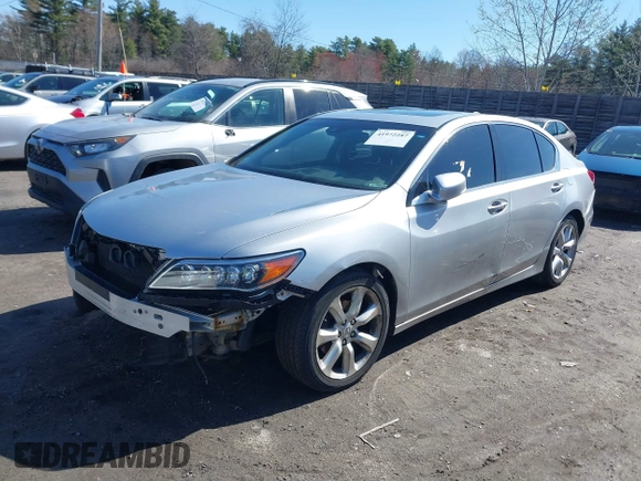 2014 Acura RLX with VIN JH4KC1F3XEC002575, listed as a IAAI auction lot 41972287 with 126,636 mi miles. Bid and sale history available at carsss.com. Image 18.