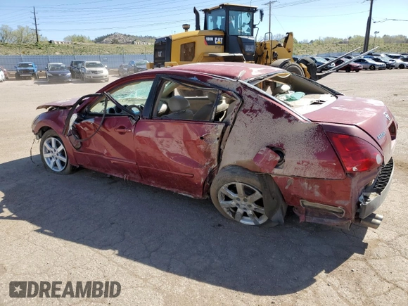 2005 Nissan Maxima 3.5 SL with VIN 1N4BA41E95C869523, listed as a Copart auction lot 51866594 with 0 mi miles and Salvage Title. Bid and sale history available at carsss.com. Image 2.