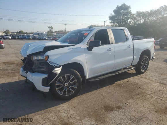 2022 Chevrolet Silverado 1500 LTD RST with VIN 3GCUYEED2NG107427, listed as a Copart auction lot 71618914 with 41,692 mi miles and Salvage Title. Bid and sale history available at carsss.com. Image 1.