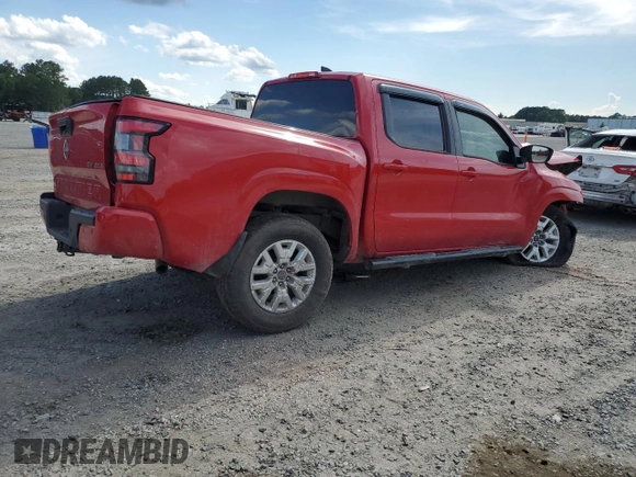 2022 Nissan Frontier SV with VIN 1N6ED1EK0NN687174, listed as a Copart auction lot 61204105 with Not provided miles and Salvage title. Bid and sale history available at DreamBid. Image 3.