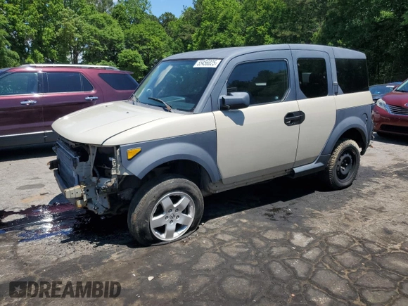 2005 Honda Element EX with VIN 5J6YH28645L002656, listed as a Copart auction lot 55456825 with 189,701 mi miles and Clean Title. Bid and sale history available at DreamBid. Image 1.