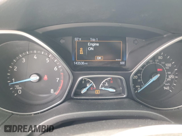 2015 Ford Focus Titanium z VIN 1FADP3N28FL239706, wystawiony jako Copart lot #62478895 z przebiegiem 143 536 mil mil oraz Szkoda całkowita • Salvage title. Historia ofert i sprzedaży dostępna na DreamBid. Obrazek 9.