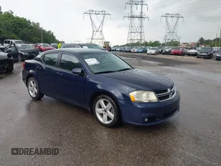2013 Dodge Avenger SXT with VIN 1C3CDZCB8DN681105, listed as a IAAI auction lot 42625056 with 108,445 mi miles and . Bid and sale history available at DreamBid. Image 1.