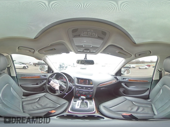 2012 Audi Q5 Premium with VIN WA1CFAFPXCA122590, listed as a Copart auction lot 47592885 with 156,143 mi miles and Salvage title. Bid and sale history available at DreamBid. Image 14.