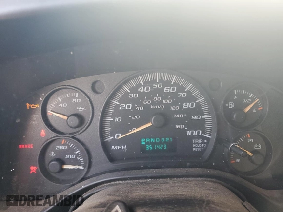 2004 Chevrolet Express Cargo Van with VIN 1GCGG25U341191561, listed as a Copart auction lot 43657715 with 351,423 mi miles and Salvage Title. Bid and sale history available at carsss.com. Image 9.