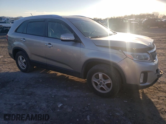 2014 Kia Sorento EX with VIN 5XYKU4A7XEG477598, listed as a Copart auction lot 41975135 with 112,200 mi miles and Salvage Title. Bid and sale history available at carsss.com. Image 4.