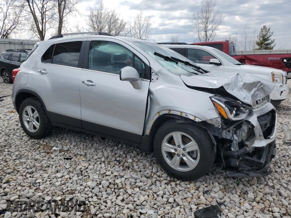 2020 Chevrolet Trax LT with VIN KL7CJLSB5LB029669, listed as a Copart auction lot 50790185 with 0 mi miles and Non Repairable. Bid and sale history available at carsss.com. Image 4.