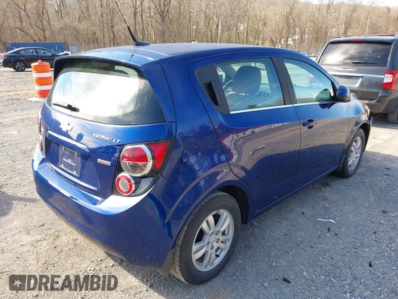 2014 Chevrolet Sonic LT with VIN 1G1JC6SB2E4149144, listed as a IAAI auction lot 41822019 with 131,616 mi miles. Bid and sale history available at carsss.com. Image 4.