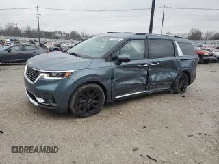 2022 Kia Carnival SX Prestige with VIN KNDNE5H33N6148263, listed as a Copart auction lot 85090084 with 71,502 mi miles and Salvage Title. Bid and sale history available at carsss.com. Image 1.