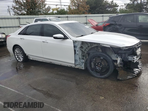 2016 Cadillac CT6 AWD with VIN 1G6KB5RS6GU166517, listed as a Copart auction lot 80736304 with 60,261 mi miles and Salvage title. Bid and sale history available at DreamBid. Image 4.