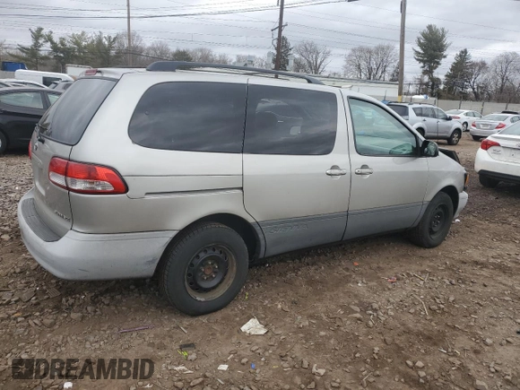 2003 Toyota Sienna CE with VIN 4T3ZF19CX3U523759, listed as a Copart auction lot 47987795 with 117,816 mi miles and Salvage Title. Bid and sale history available at carsss.com. Image 3.