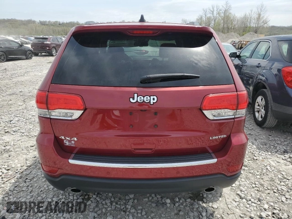 2014 Jeep Grand Cherokee Limited with VIN 1C4RJFBG1EC480962, listed as a Copart auction lot 53069195 with 198,937 mi miles and Salvage Title. Bid and sale history available at DreamBid. Image 6.