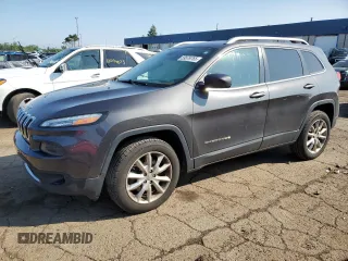2014 Jeep Cherokee Limited with VIN 1C4PJMDB2EW215897, listed as a Copart auction lot 59576765 with 107,071 mi miles and Salvage title. Bid and sale history available at DreamBid. Image 1.