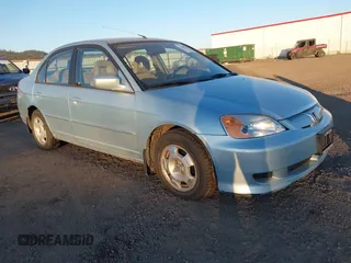 2003 Honda Civic Hybrid with VIN JHMES95683S010347, listed as a IAAI auction lot 41458780 with 180,952 mi miles. Bid and sale history available at carsss.com. Image 1.