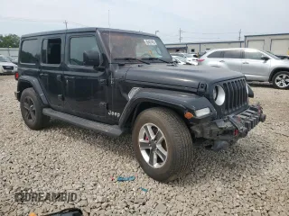2019 Jeep Wrangler Unlimited Sport S z VIN 1C4HJXDN3KW636412, wystawiony jako Copart lot #60407455 z przebiegiem 53 836 mil mil oraz Szkoda całkowita • Salvage title. Historia ofert i sprzedaży dostępna na DreamBid. Obrazek 4.