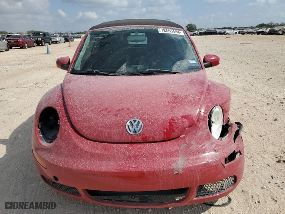 2008 Volkswagen New Beetle Convertible S with VIN 3VWPG31Y88M415010, listed as a Copart auction lot 78595454 with 55,479 mi miles and Salvage Title. Bid and sale history available at carsss.com. Image 5.