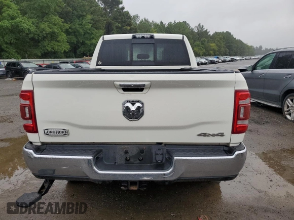 2019 Ram 3500 Longhorn with VIN 3C63R3FLXKG578800, listed as a Copart auction lot 70856314 with 0 mi miles and Non Repairable. Bid and sale history available at carsss.com. Image 6.