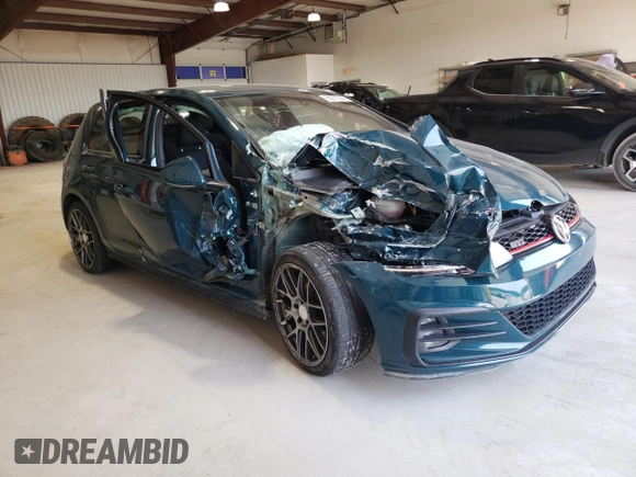 2018 Volkswagen Golf GTI S with VIN 3VW547AU4JM292378, listed as a Copart auction lot 60270354 with 109,612 mi miles and Salvage Title. Bid and sale history available at carsss.com. Image 4.