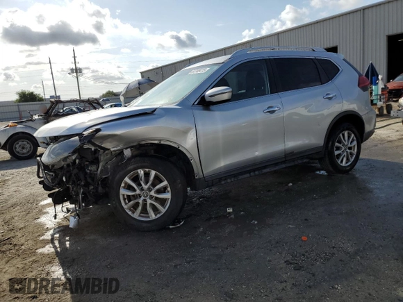 2017 Nissan Rogue S with VIN KNMAT2MT3HP551702, listed as a Copart auction lot 54748415 with 104,122 mi miles and Salvage Title. Bid and sale history available at carsss.com. Image 1.