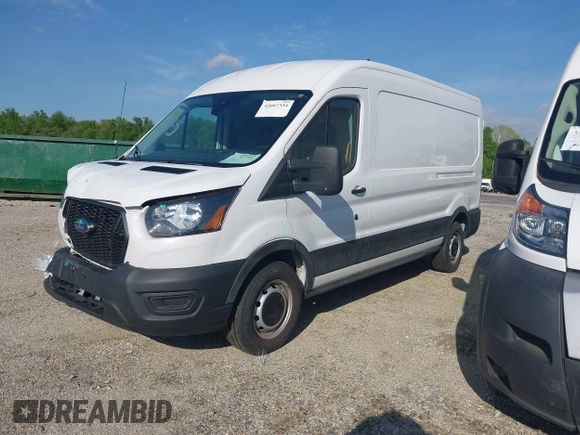 2023 Ford Transit Cargo with VIN 1FTBR1C89PKA58175, listed as a IAAI auction lot 42007354 with 55,141 mi miles. Bid and sale history available at carsss.com. Image 18.
